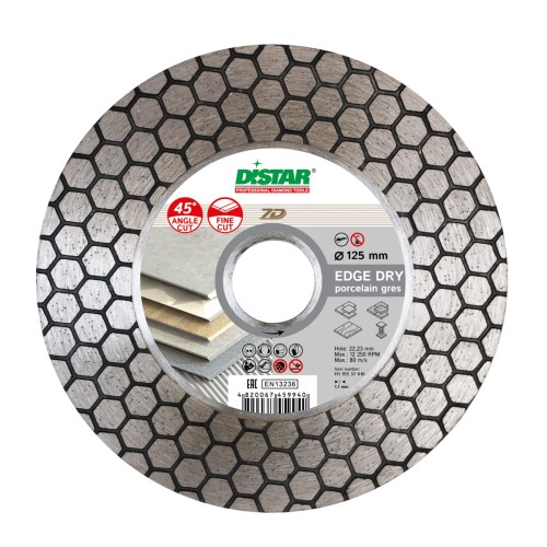 Distar 1A1R Edge Dry - Tarcza diamentowa "plaster miodu" do cięcia płytek 115 mm