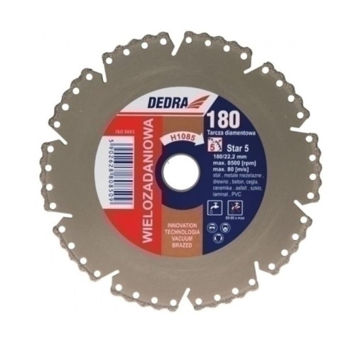DEDRA H1087 - Tarcza diamentowa wielozadaniowa 230 mm