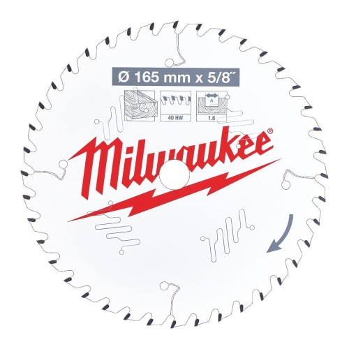Milwaukee 4932471312 - Tarcza pilarska do drewna 165 mm