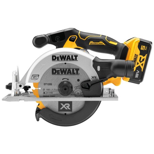 DeWalt DCS565P2 - Akumulatorowa Pilarka tarczowa 165 mm