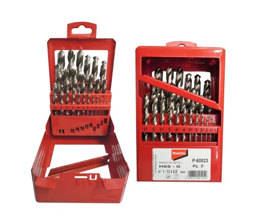 Makita P-60523 - Wiertła do metalu zestaw 25 szt