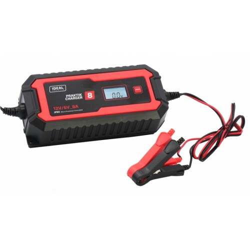 IDEAL PRAKTIK CHARGER 8 LCD - Prostownik 6/12V