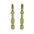 Makita B-62365 - Bity PZ2 50mm x2 1/4" Impact Gold