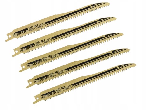 Makita B-05153 - Brzeszczoty drewna/plastiku 6-10z/203 mm - 5 szt