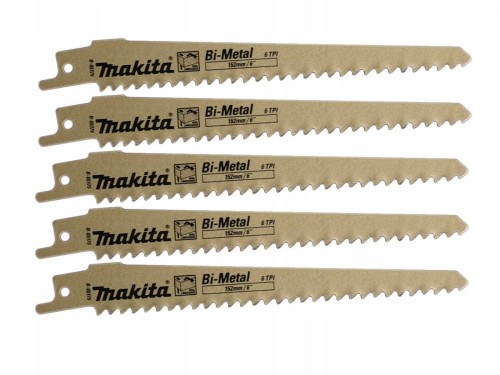 Makita B-05175 - Brzeszczoty drewna/ aluminium 6z/152 mm - 5 szt