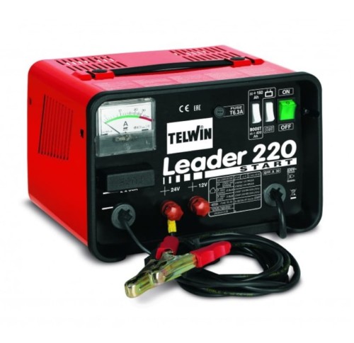 TELWIN LEADER 220 - Prostownik z rozruchem 12/24V