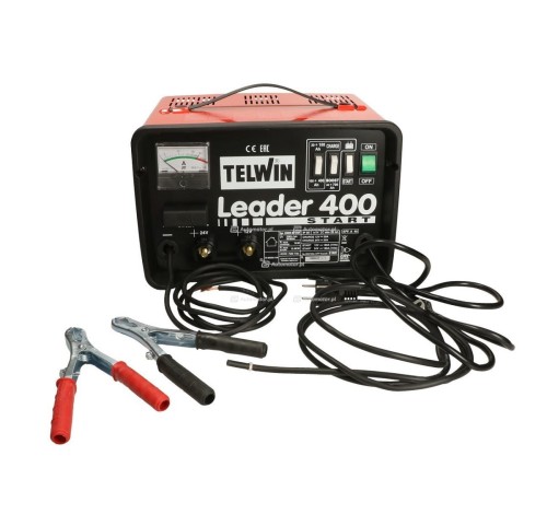 TELWIN LEADER 400 - Prostownik z rozruchem 12/24V