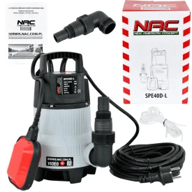 NAC SPE40D-L - Pompa ogrodowa do wody brudnej 9000 l/h
