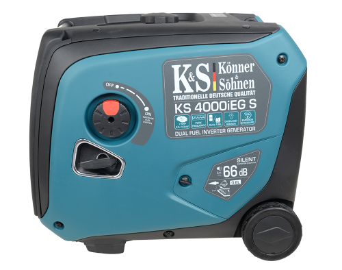 Könner & Söhnen KS 4000iEG S - Agregat inwerterowy prądotwórczy 230 V PB95 + LPG