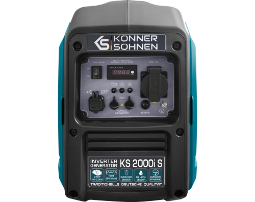 KöNNER&SOHNEN KS 2000i S - Agregat prądotwórczy inwertorowy 1-fazowy 230 V