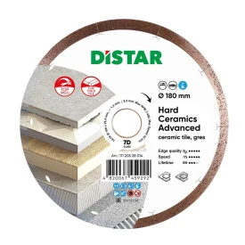 Distar Hard Ceramics Advansed - Tarcza diamentowa 180x1.4x25.4