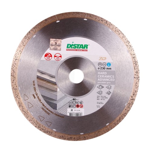 Distar Hard Ceramics Advanced - Tarcza diamentowa 230x1.6x10x25.4