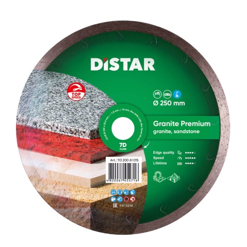 Distar Granite Premium - Tarcza diamentowa 250x1.8x10x25.4