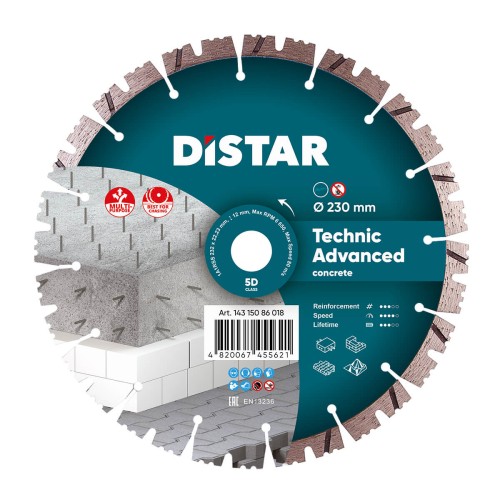 Distar Technic Advanced 5D - Tarcza diamentowa 232x2.2/1.4x11x22.23-10