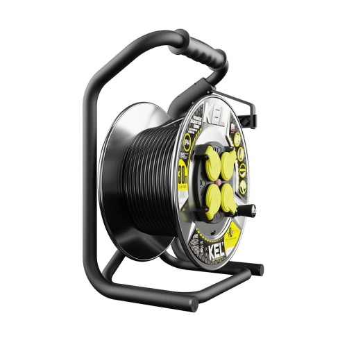KEL W-99265 - Przedłużacz bębnowy 30x3x2.5 czarny