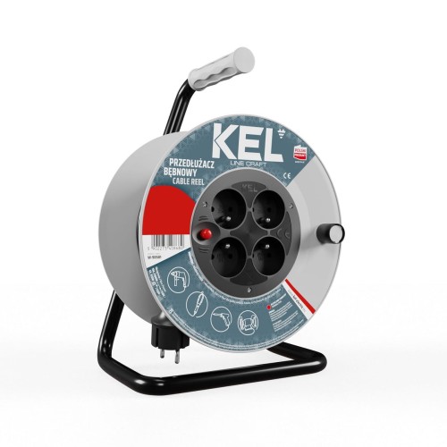 KEL W-98582 - Przedłużacz bębnowy 25x3x1