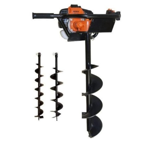 Atika ELB 52 - Spalinowy świder ziemny + 3 wiertła