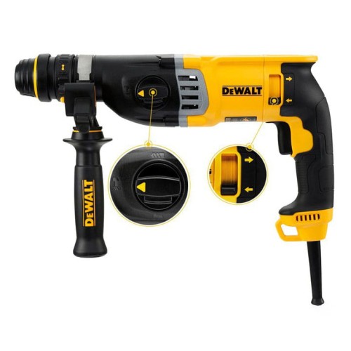 DEWALT D25144K - Młotowiertarka 3-funkcyjna + dodatkowa głowica