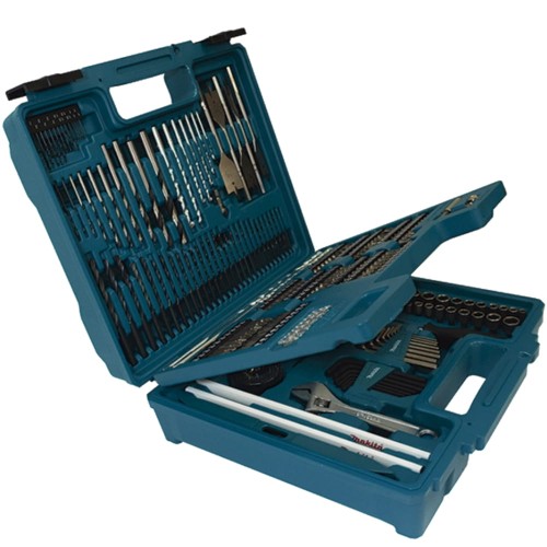 Makita E-11689 - Zestaw wierteł. bitów i narzędzi ręcznych - 256 elementów