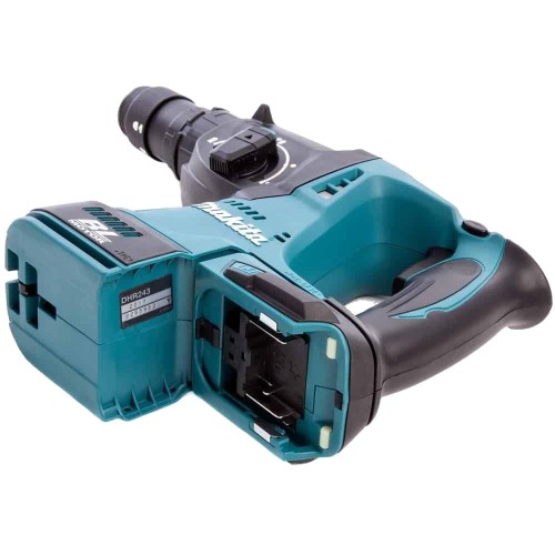 MAKITA DHR243RTJ - Młotowiertarka 3-funkcyjna + dodatkowa głowica
