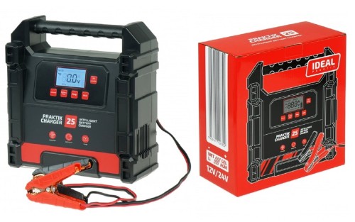 IDEAL PRAKTIK CHARGER 25 LCD - Prostownik 12/24 V