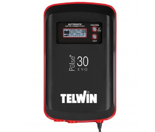 Telwin PULSE 30 EVO - Wielofunkcyjny prostownik 12/24 V