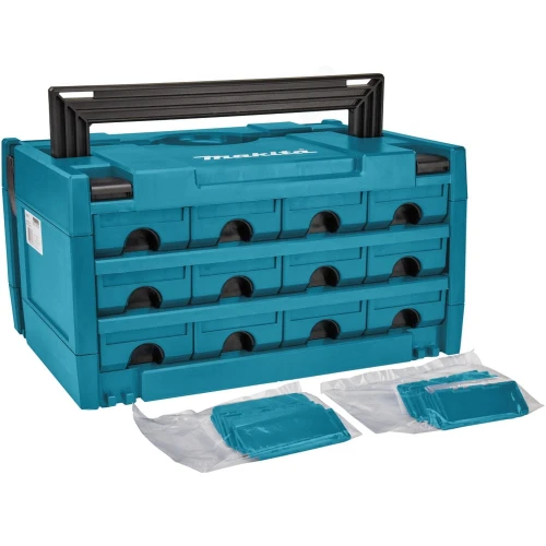Makita P-84327 - Walizka-organizer z 12 szufladami