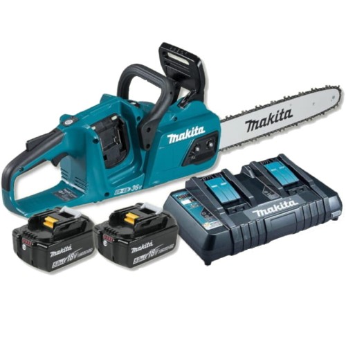 MAKITA DUC355PT2 - Akumulatorowa piła łańcuchowa 2x 18 V
