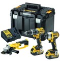 DeWalt DCK383P2T - Zestaw Combo DCD796 + DCF887 + DCG412