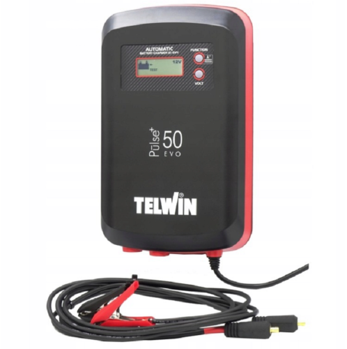 Telwin PULSE 50 EVO - Wielofunkcyjny prostownik 12/24 V