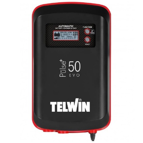 Telwin PULSE 50 EVO - Wielofunkcyjny prostownik 12/24 V