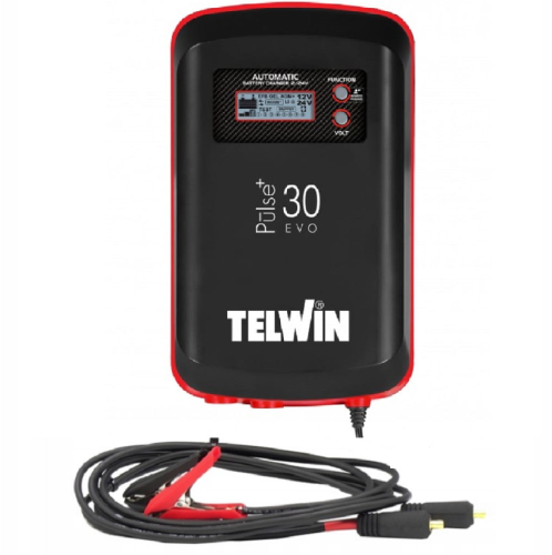 Telwin PULSE 30 EVO - Wielofunkcyjny prostownik 12/24 V