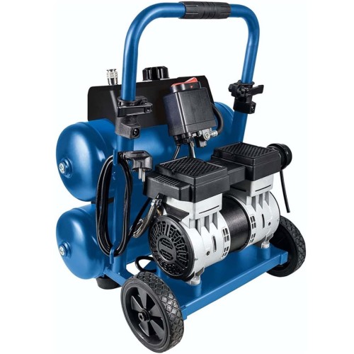 Scheppach Ultra Silent HC20SI - Kompresor bezolejowy z 2 zbiornikami - wyciszony
