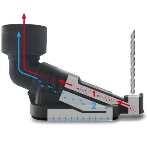 Przystawka wiercenia bezpyłowego STARMIX Bohrfixx