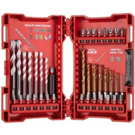 Milwaukee 4932479854 - Zestaw wierteł uniwersalnych i bitów - 39 elementów