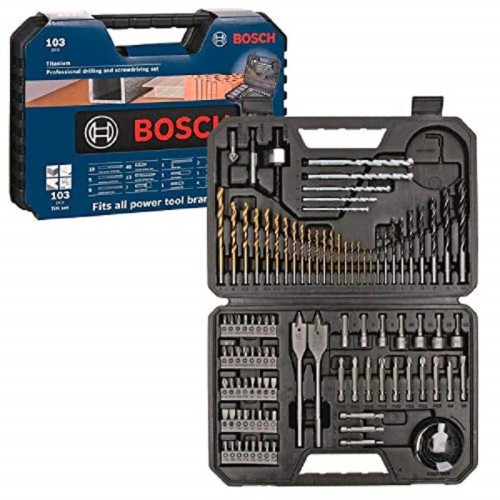 Bosch 2608594070 - Zestaw wierteł i bitów - 103 szt.