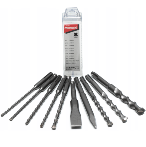 Makita  D-46361 - Zestaw wierteł i dłut SDS-PLUS 10 szt
