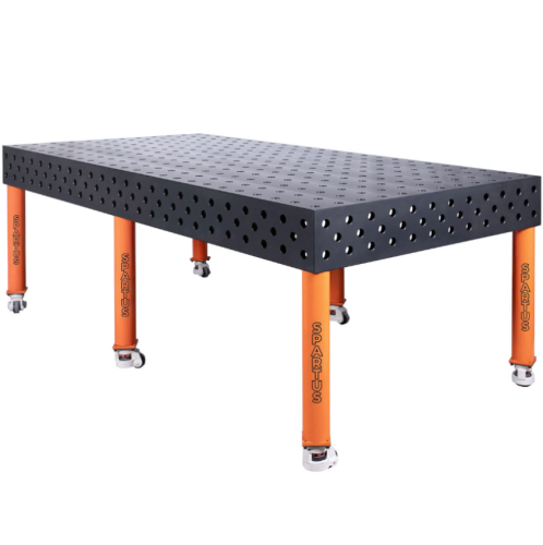 Spartus SP28N-24-12-550M - Stół spawalniczy Maximus 3D z kółkami - 2400 x 1200 x 200 mm