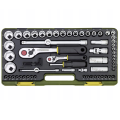 Proxxon PR23286 - Zestaw kluczy nasadowych 1/2'' i 1/4'' - 65 elementów