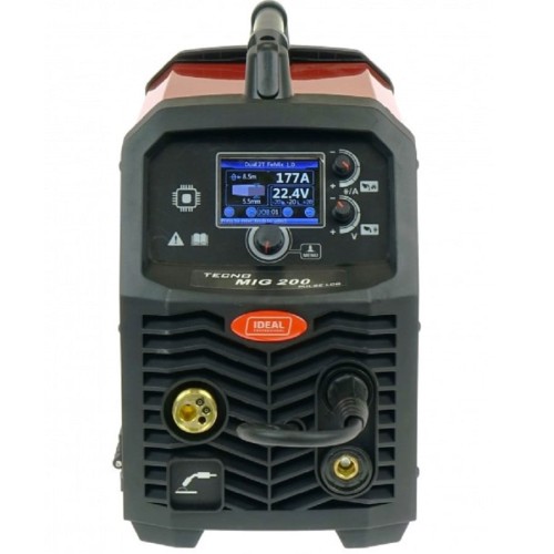 IDEAL TECNO MIG 200 PULSE LCD - Spawarka inwertorowa-migomat