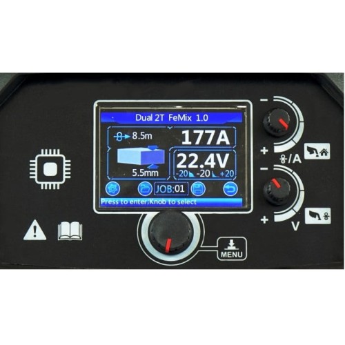 IDEAL TECNO MIG 200 PULSE LCD - Spawarka inwertorowa-migomat