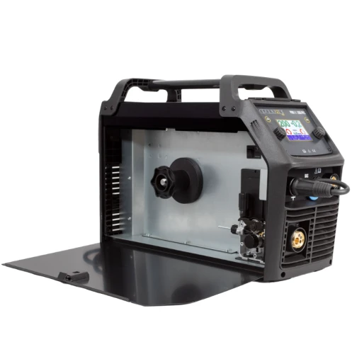 Spartus ProMIG 200PFC - Spawarka inwertorowa - migomat z synergią 3w1 + uchwyt obrotowy