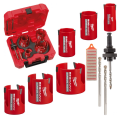 Milwaukee BIG HAWG Multi Material - Zestaw otwornic z węglikiem wolframu - 10 elementów 4932464939