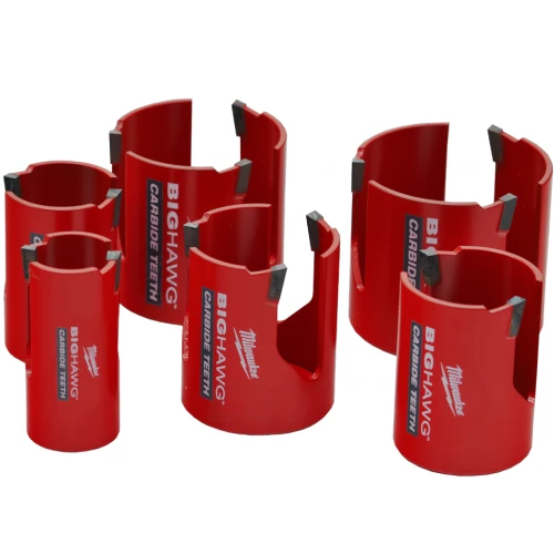 Milwaukee BIG HAWG Multi Material - Zestaw otwornic z węglikiem wolframu - 10 elementów 4932464939