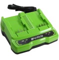 GreenWorks G24x2UC4 - Podwójna szybka ładowarka 24 V