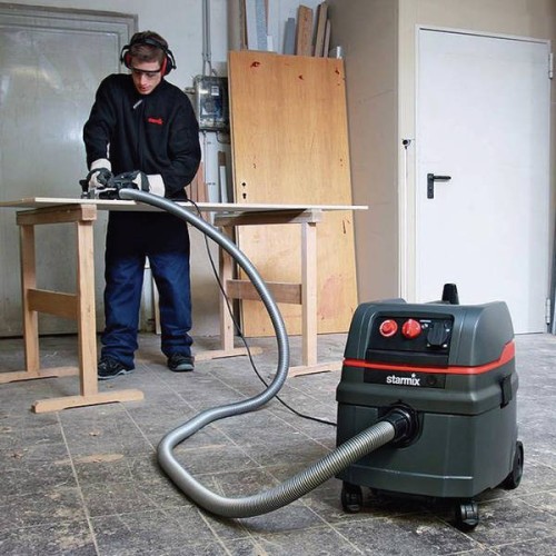 STARMIX ISC L-1425 Top - Odkurzacz przemysłowy z automatycznym czyszczeniem filtra