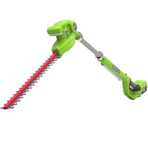 GreenWorks G24PH51 - Akumulatorowe  nożyce do żywopłotu na wysięgniku 24 V