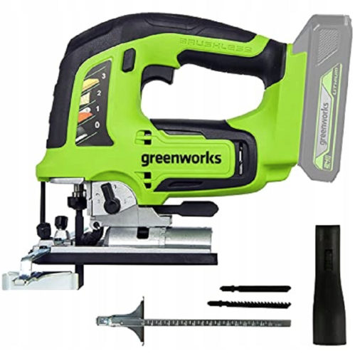GreenWorks GD24JS - Akumulatorowa wyrzynarka 24 V