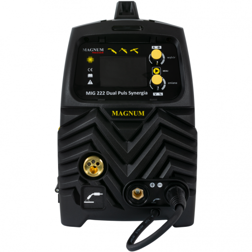 MAGNUM MIG 222 DUAL PULS SYNERGIA LCD - Spawarka inwertorowa - migomat z synergią