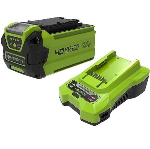 GreenWorks GSK40B2 - Zestaw startowy - ładowarka 40 V + akumulator 2 Ah